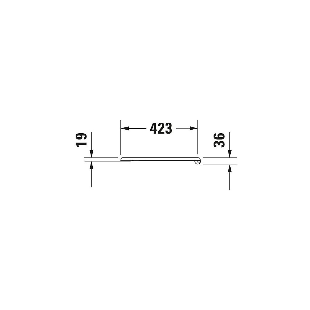 Duravit Serie 1930 WC-Sitz Weiß HG 367x36x437mm Oktogonal, mit Absenkautomatik, Si... DURAVIT-0064890000 4053424110530 (Abb. 16)