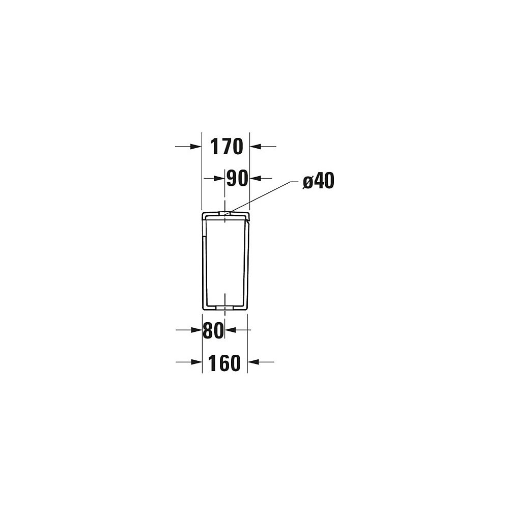 Duravit No.1 Spülkasten aus Keramik 170x390x355mm, Weiß, 6/3l, Dual Flush, Wasseran... DURAVIT-0941100005 4053424507682 (Abb. 8)