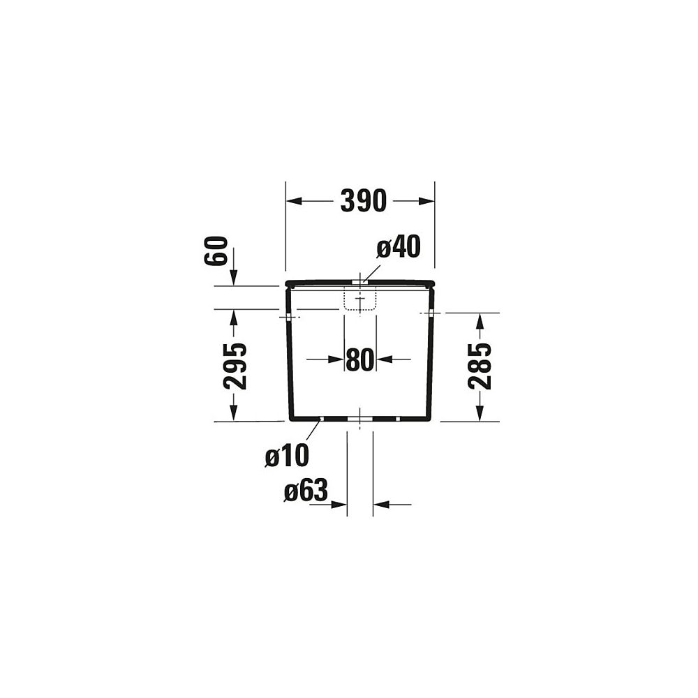 Duravit DuraStyle Spülkasten aus Keramik 170x390x370mm, Weiß, WonderGliss, 6/3l, D... DURAVIT-09350000051 4021534854705 (Abb. 5)