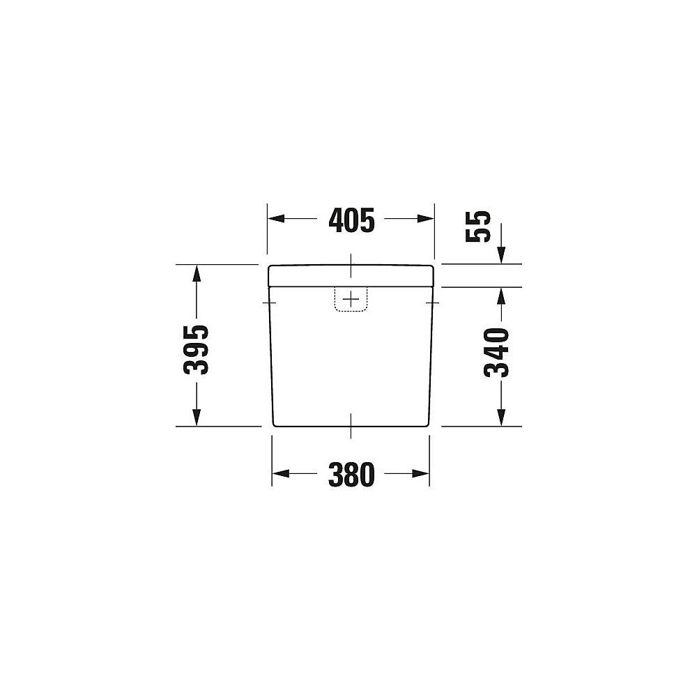 Duravit Darling New Spülkasten aus Keramik 160x405x395mm, Weiß, 6/3l, Dual Flush, W... DURAVIT-0931000005 4021534606588 (Abb. 5)