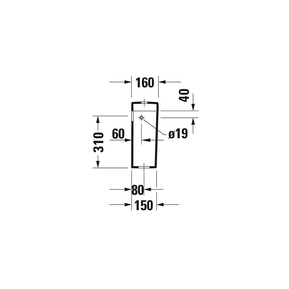Duravit Darling New Spülkasten aus Keramik 160x405x395mm, Weiß, 6/3l, Dual Flush, W... DURAVIT-0931000005 4021534606588 (Abb. 6)