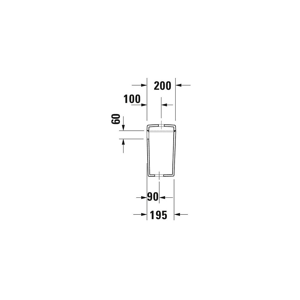Duravit Starck 3 Spülkasten aus Keramik 200x470x370mm, Weiß, 6/3l, Dual Flush, Wass... DURAVIT-0928100005 4021534427770 (Abb. 4)