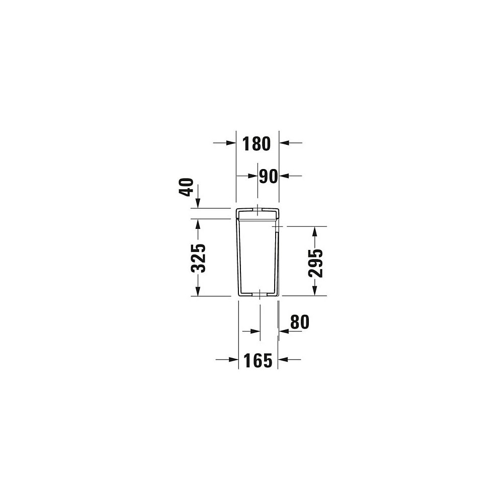 Duravit Starck 3 Spülkasten aus Keramik 180x390x365mm, Weiß, WonderGliss, 6/3l, Du... DURAVIT-09201000051 4021534271182 (Abb. 5)