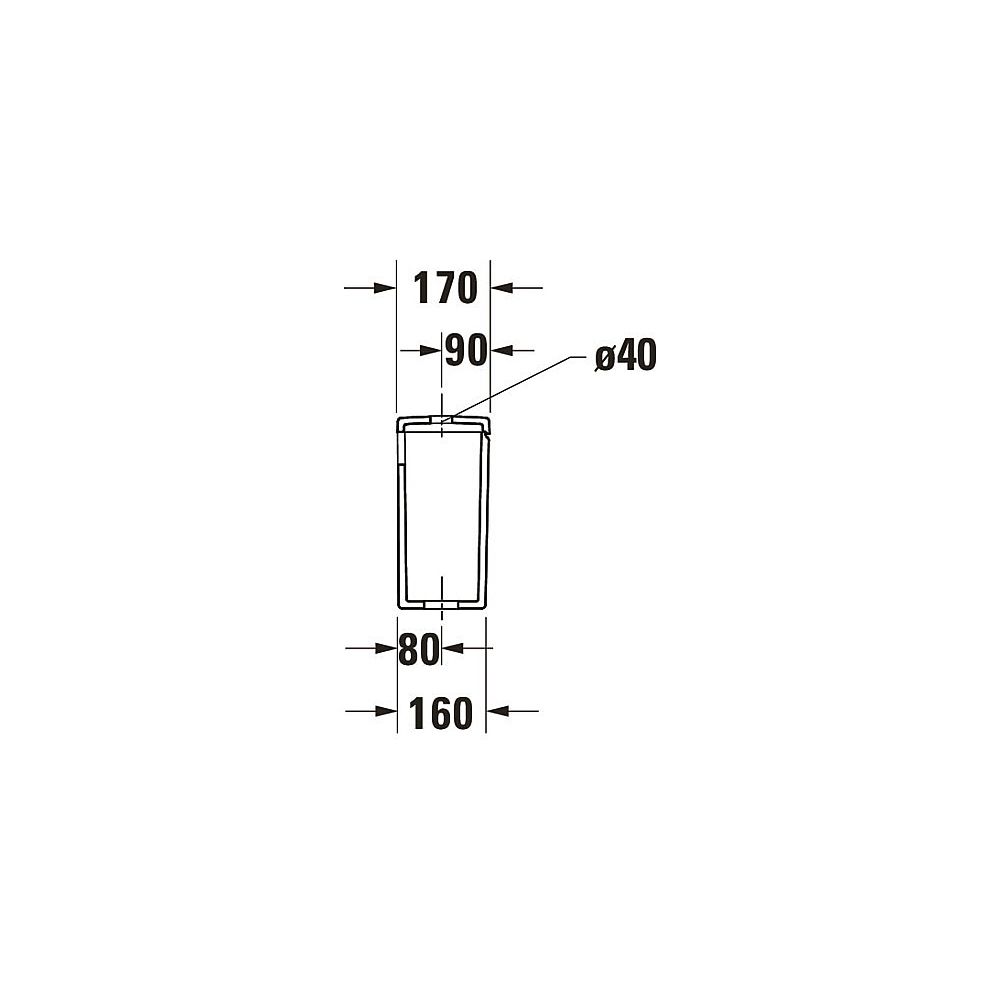 Duravit No.1 Spülkasten aus Keramik 170x390x355mm, Weiß, 6/3l, Dual Flush, Wassera... DURAVIT-0941100005 4053424507682 (Abb. 12)