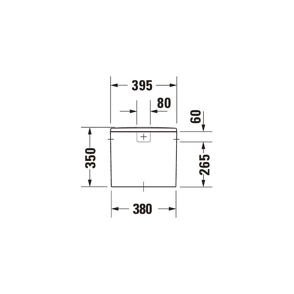Duravit ME by Starck Spülkasten aus Keramik 180x395x350mm, Weiß, WonderGliss, 6/3... DURAVIT-09380000051 4021534966903 (Abb. 17)