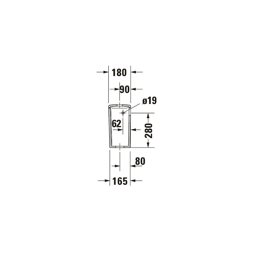 Duravit ME by Starck Spülkasten aus Keramik 180x395x350mm, Weiß, WonderGliss, 6/3... DURAVIT-09380000051 4021534966903 (Abb. 18)