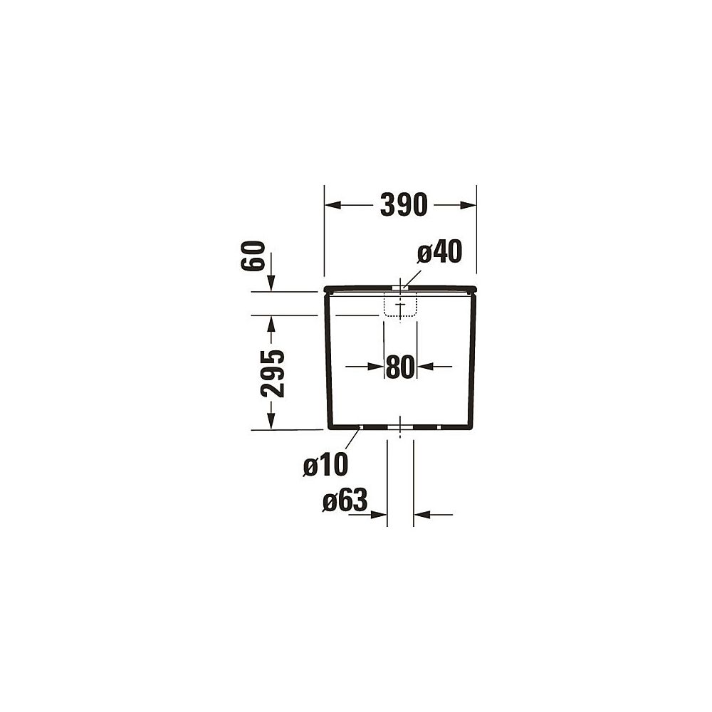 Duravit DuraStyle Spülkasten aus Keramik 170x390x370mm, Weiß, 6/3l, Dual Flush, Was... DURAVIT-0935100005 4021534854774 (Abb. 9)