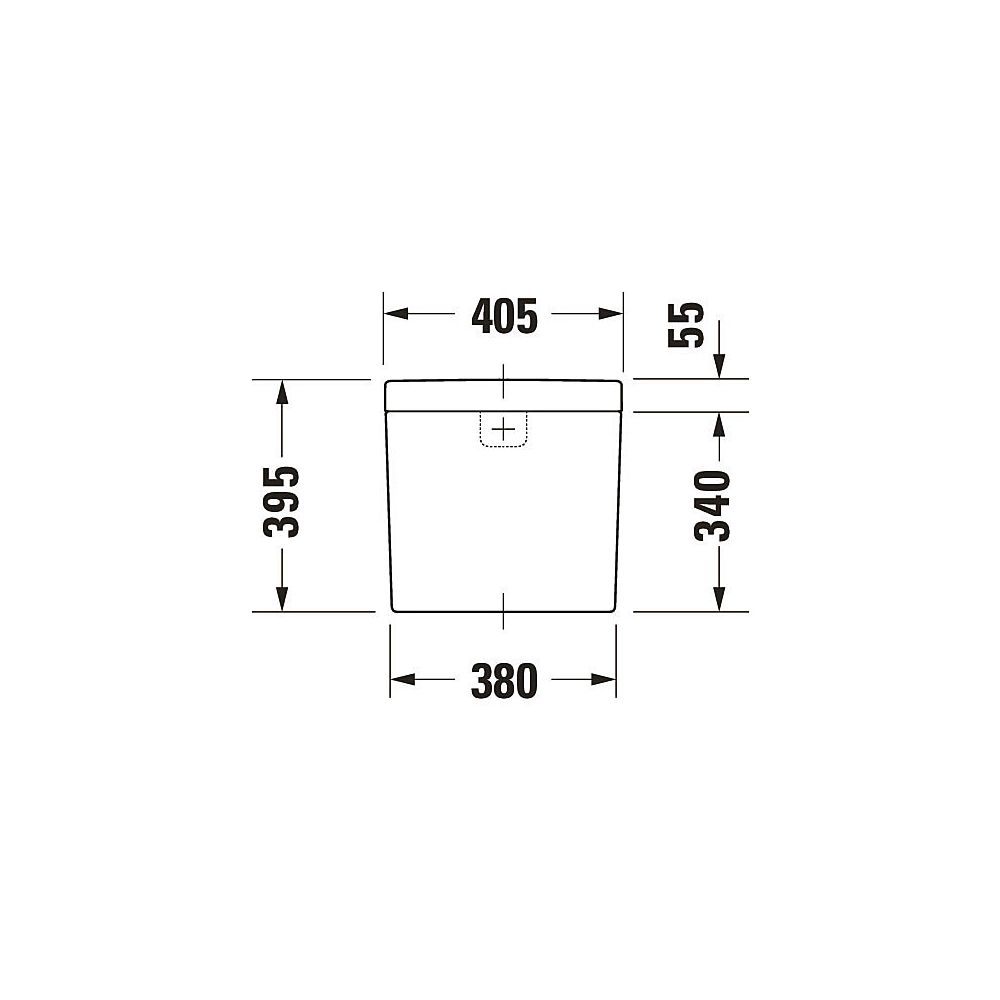 Duravit Darling New Spülkasten aus Keramik 160x405x395mm, Weiß, 6/3l, Dual Flush, W... DURAVIT-0931100005 4021534606601 (Abb. 7)