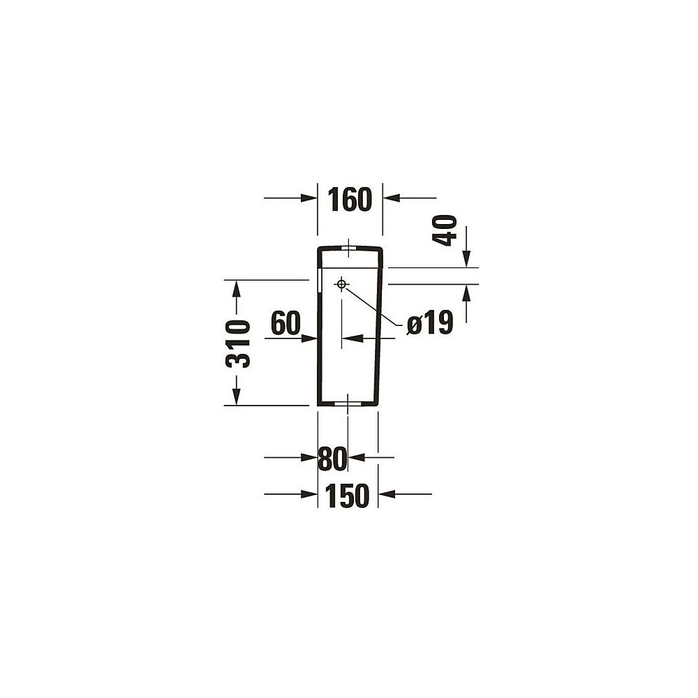 Duravit Darling New Spülkasten aus Keramik 160x405x395mm, Weiß, 6/3l, Dual Flush, ... DURAVIT-0931000005 4021534606588 (Abb. 10)