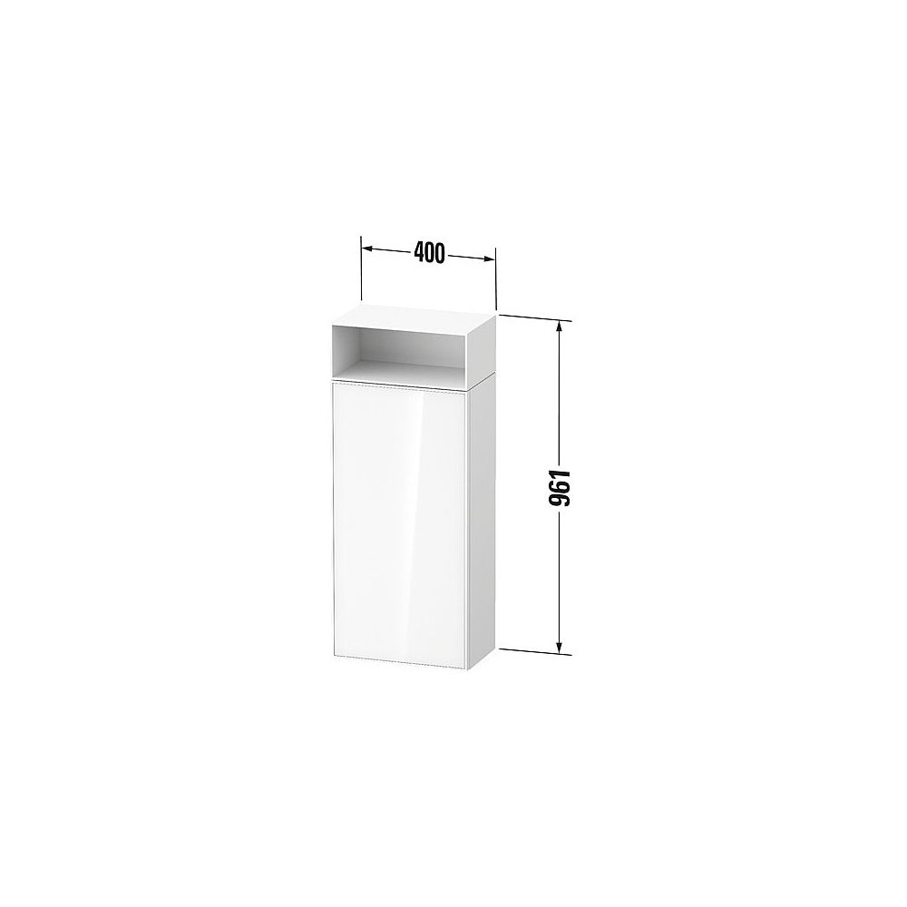 Duravit Zencha Halbhochschrank Dekor 240x400x961mm Natur Eiche Matt/Taupe SM, ... DURAVIT-ZE1351L30830000 4063382830333 (Abb. 2)