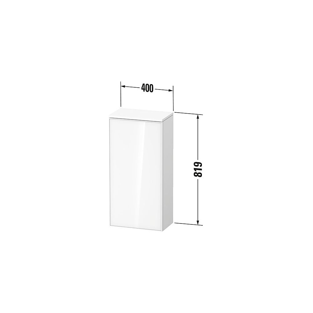 Duravit Zencha Halbhochschrank Dekor 240x400x819mm Natur Eiche Matt/Weiß SM, 1... DURAVIT-ZE1350L30840000 4063382830081 (Abb. 3)
