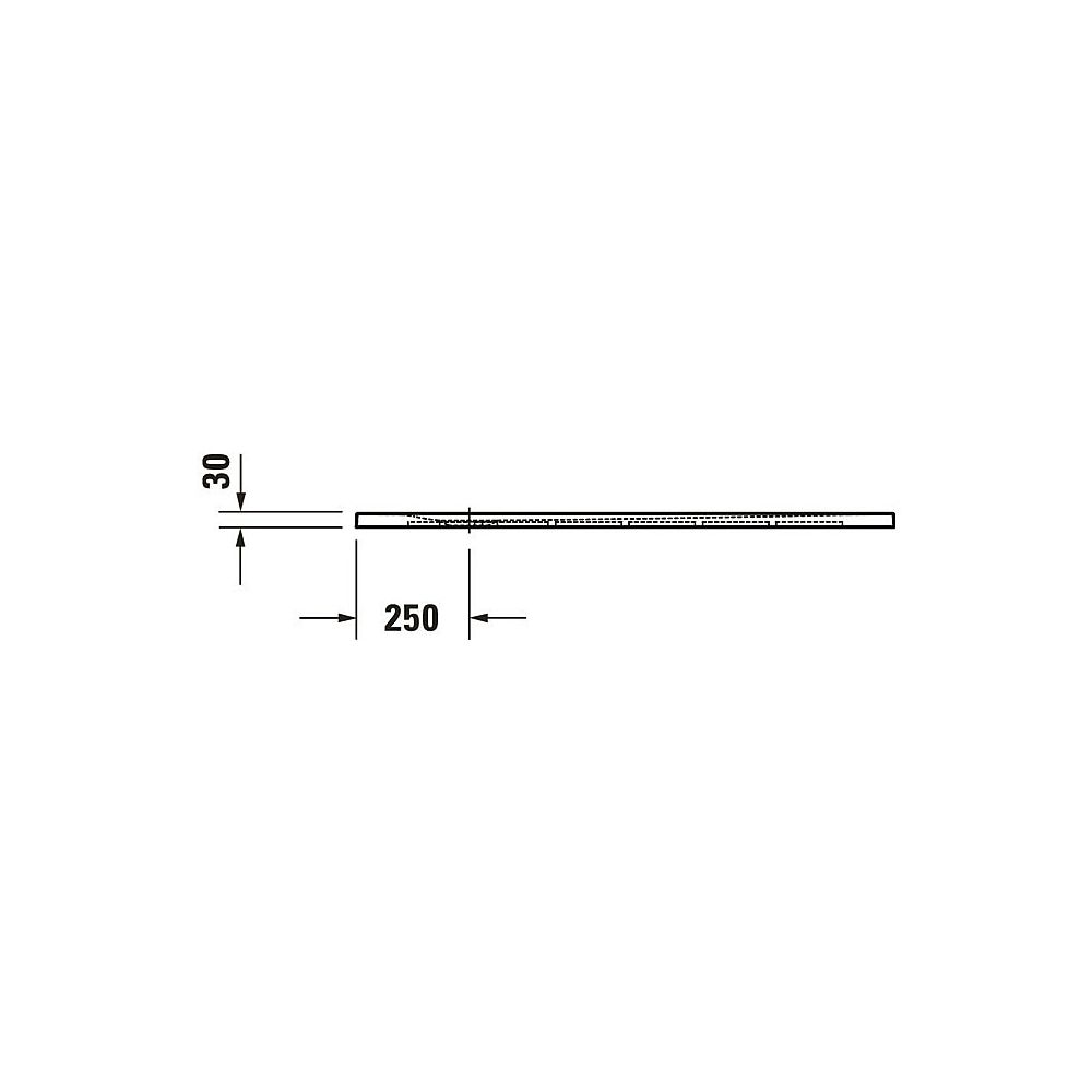 Duravit Sustano Duschwanne Halbeinbau Bodenbündig, 1200x1200x30mm, Quadratisch... DURAVIT-720279730000000 4063382919885 (Abb. 7)