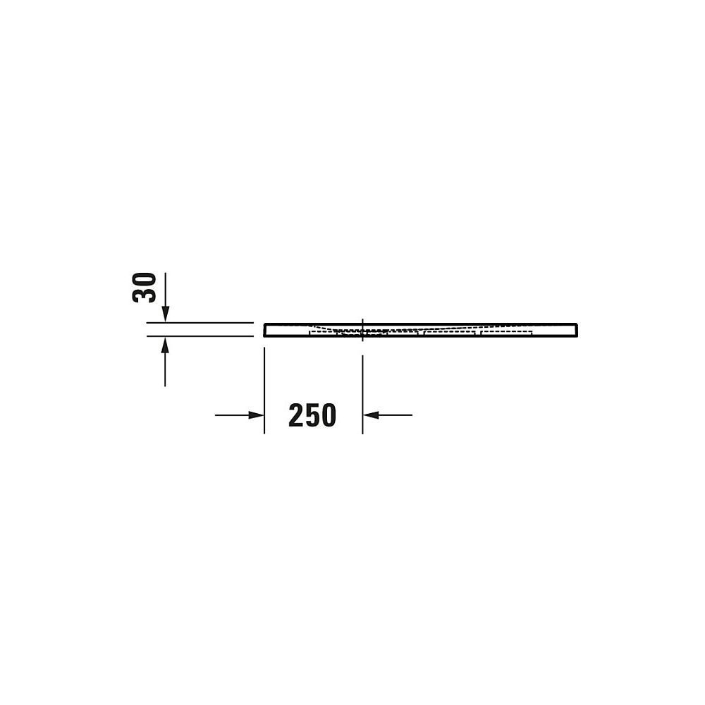 Duravit Sustano Duschwanne Halbeinbau Bodenbündig, 800x800x30mm, Quadratisch, ... DURAVIT-720269630000000 4063382920515 (Abb. 5)