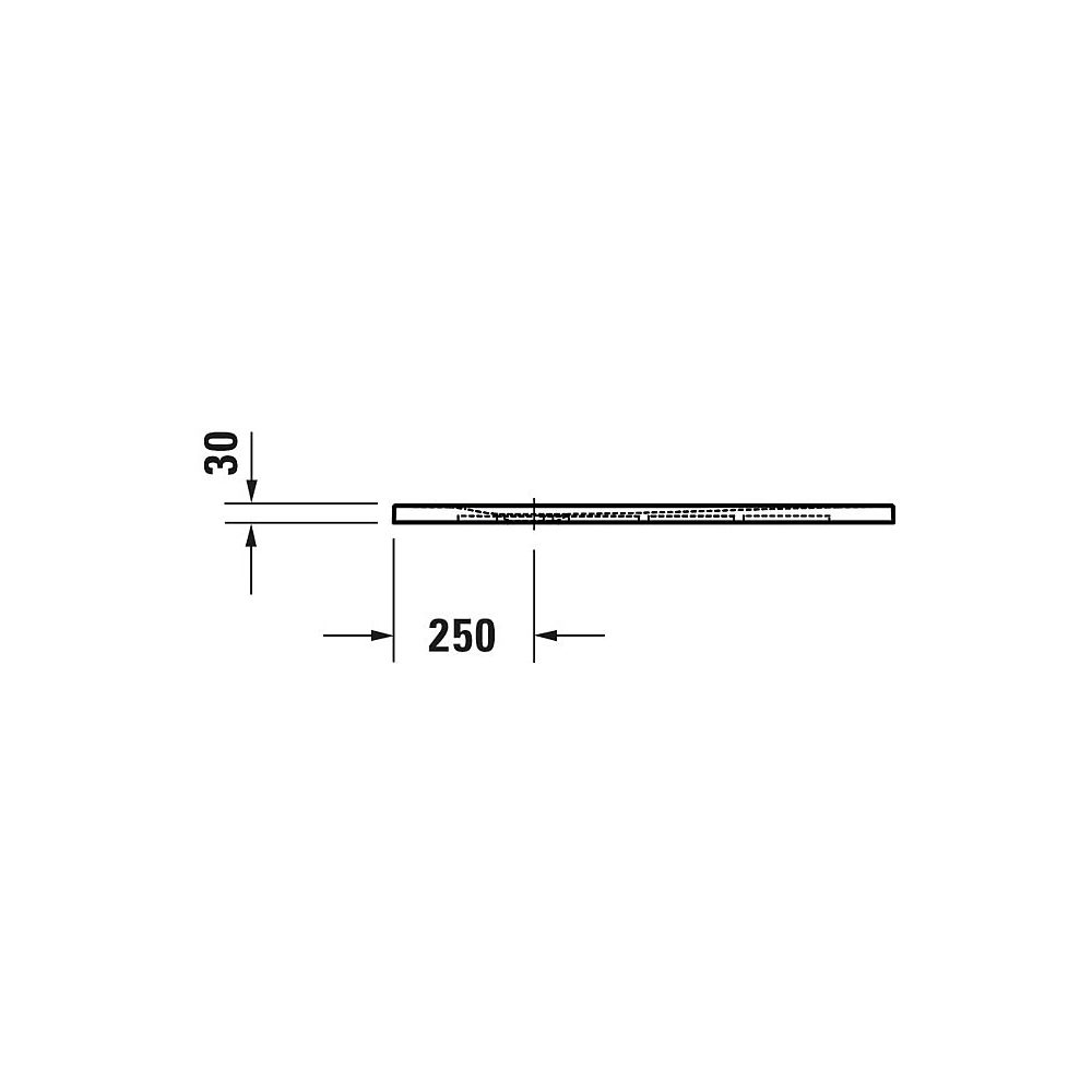 Duravit Sustano Duschwanne Halbeinbau Bodenbündig, 800x800x30mm, Quadratisch, ... DURAVIT-720269630000000 4063382920515 (Abb. 7)