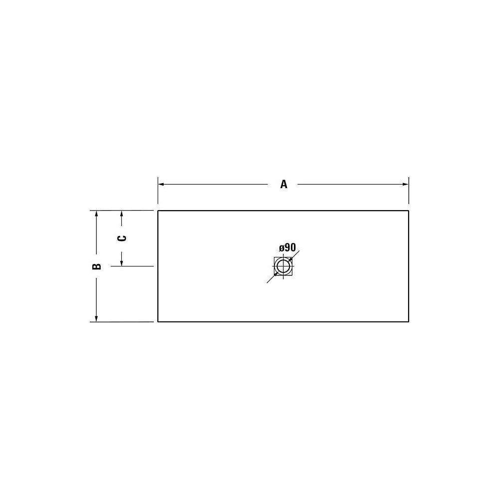 Duravit Sustano Duschwanne Halbeinbau Bodenbündig, 900x1800x30mm, Rechteckig,... DURAVIT-720289650000000 4063382919175 (Abb. 15)