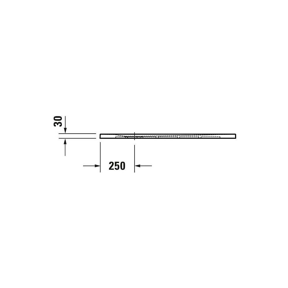 Duravit Sustano Duschwanne Halbeinbau Bodenbündig, 700x1000x30mm, Rechteckig,... DURAVIT-720272620000000 4063382920324 (Abb. 10)