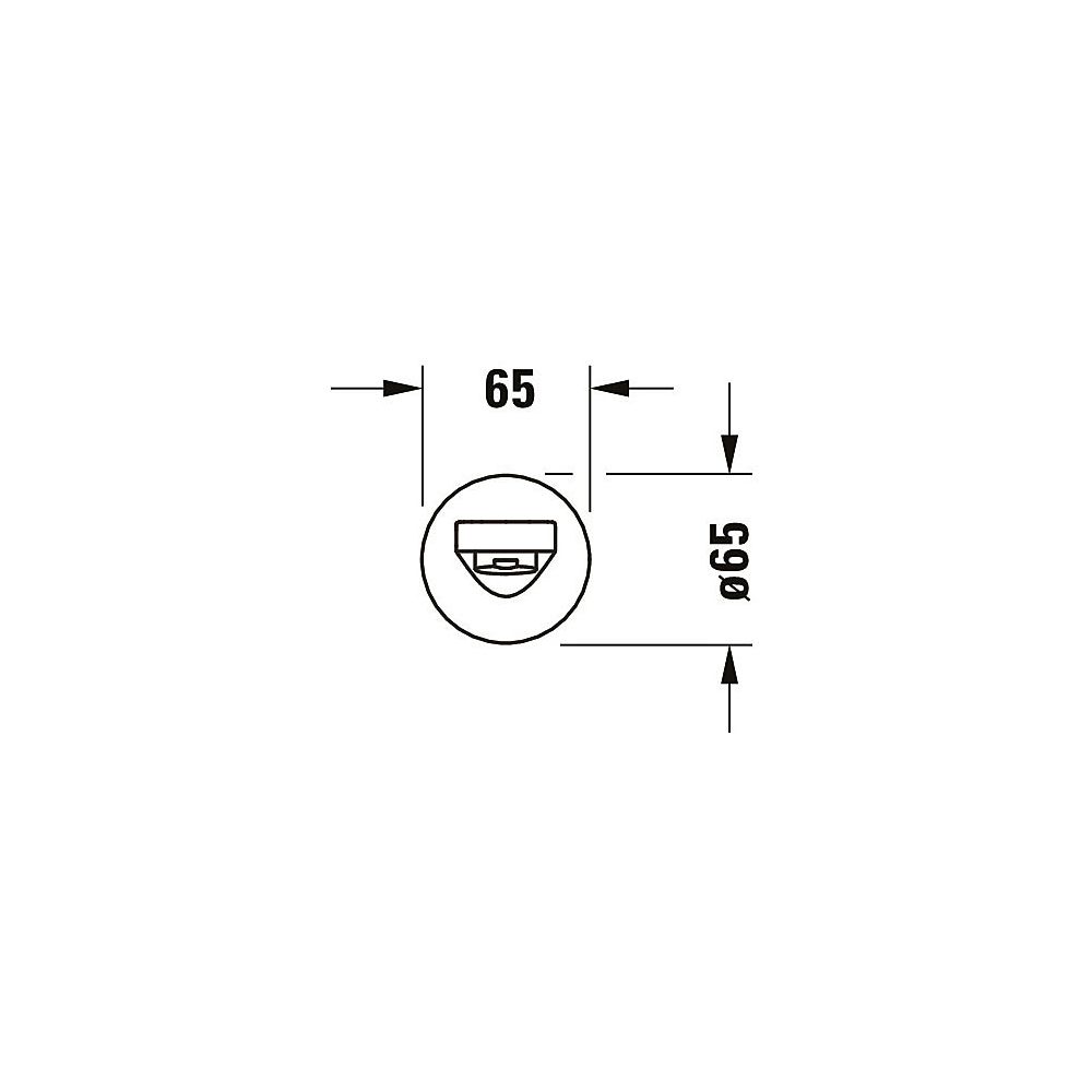 Duravit Tulum by Starck Wanneneinlauf Aufputz, Chrom Hochglanz, Rosette rund, Aus... DURAVIT-TU5240010010 4063382961280 (Abb. 5)