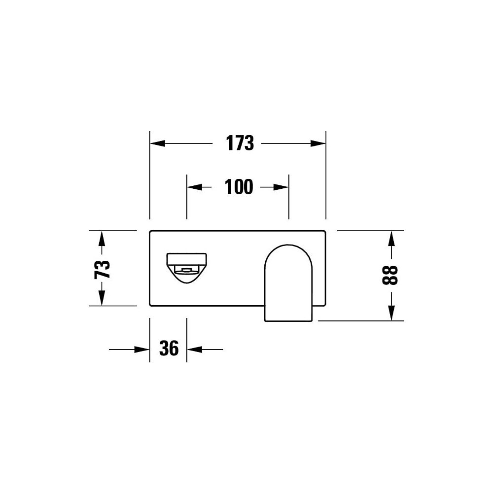 Duravit Tulum by Starck Einhebel-Waschtischmischer, Chrom, 5,5l/min, Hebelgriff, ... DURAVIT-TU1070004010 4063382961181 (Abb. 8)