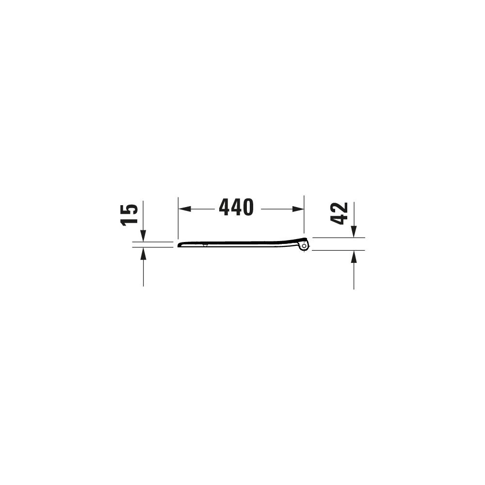 Duravit WC-Sitz oval Weiß Hochglanz, 375x42x455mm, mit Absenkautomatik, Sitzgarnitu... DURAVIT-0025790000 4067116983111 (Abb. 2)
