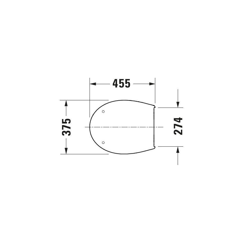 Duravit WC-Sitz oval Weiß Hochglanz, 375x42x455mm, mit Absenkautomatik, Sitzgarnitu... DURAVIT-0025790000 4067116983111 (Abb. 4)