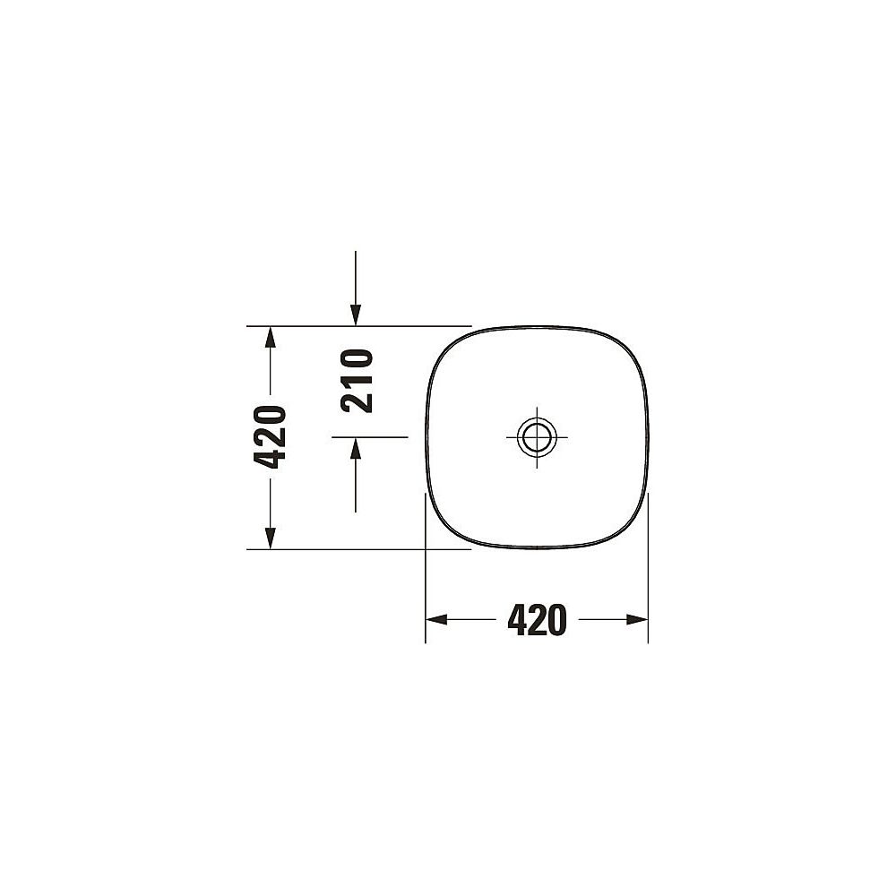 Duravit Zencha Aufsatzbecken 420mm, Grau Seidenmatt, WonderGliss, DuraCeram, Quadr... DURAVIT-23734267791 4063382174970 (Abb. 9)