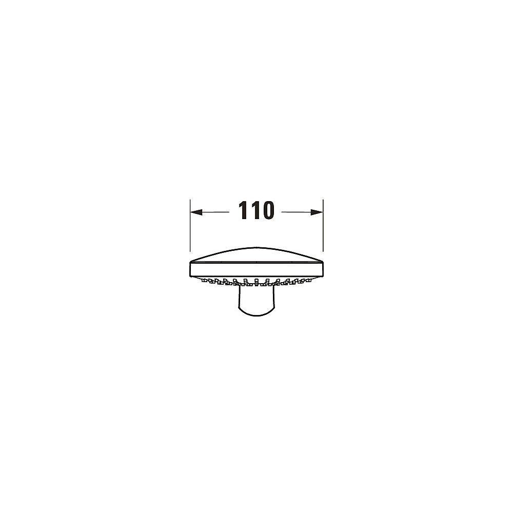 Duravit Handbrause, Chrom, d. 110mm, Strahlart Rain, Durchflussmenge 3 bar 15l/mi... DURAVIT-UV0650013010 4063382936677 (Abb. 4)