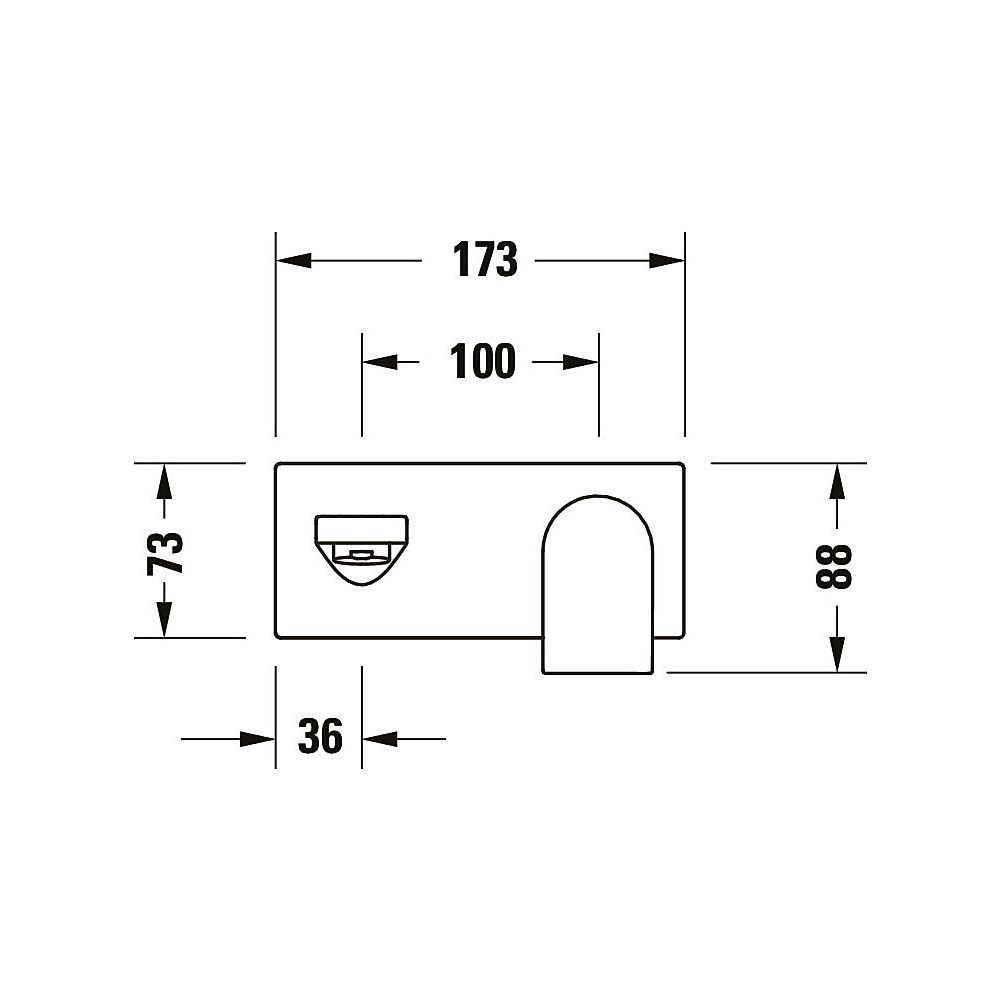 Duravit Tulum by Starck Einhebel-Waschtischmischer, Mattschwarz, 5,5l/min, Hebelg... DURAVIT-TU1070004046 4063382961365 (Abb. 3)