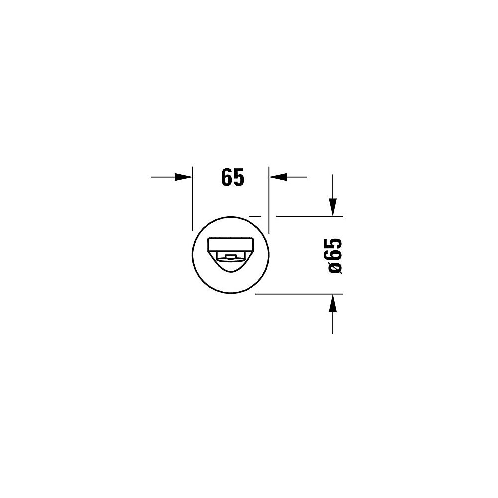 Duravit Tulum by Starck Wanneneinlauf Aufputz, Mattschwarz, Rosette rund, Ausladu... DURAVIT-TU5240010046 4063382961426 (Abb. 3)