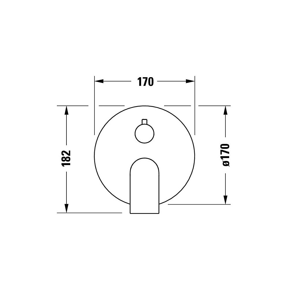 Duravit Tulum by Starck Einhebel-Wannenmischer Unterputz, Verbraucher 2, Mattschw... DURAVIT-TU5210012046 4063382961433 (Abb. 8)