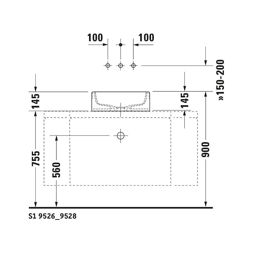 Duravit Starck 1 Aufsatzbecken 460mm, Weiß Hochglanz, rund, ohne Überlauf und HLB, ... DURAVIT-0445460000 4021534216817 (Abb. 9)