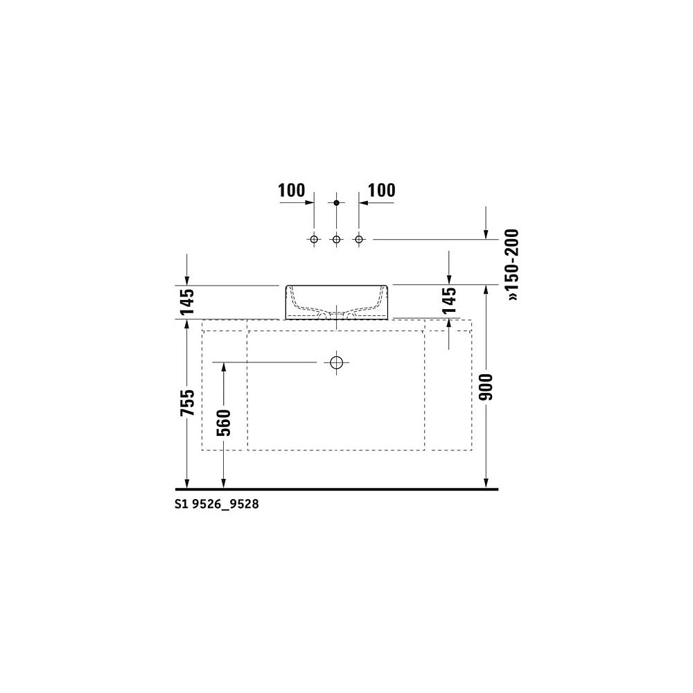 Duravit Starck 1 Aufsatzbecken 460mm, Weiß Hochglanz, rund, ohne Überlauf und HLB,... DURAVIT-0445460000 4021534216817 (Abb. 16)