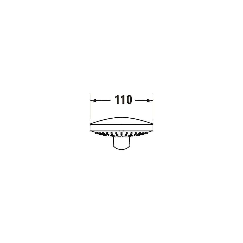 Duravit Handbrause, Mattschwarz, d. 110mm, Strahlart SoftRain, Rain, IntenseRain,... DURAVIT-UV0650015046 4063382937063 (Abb. 6)