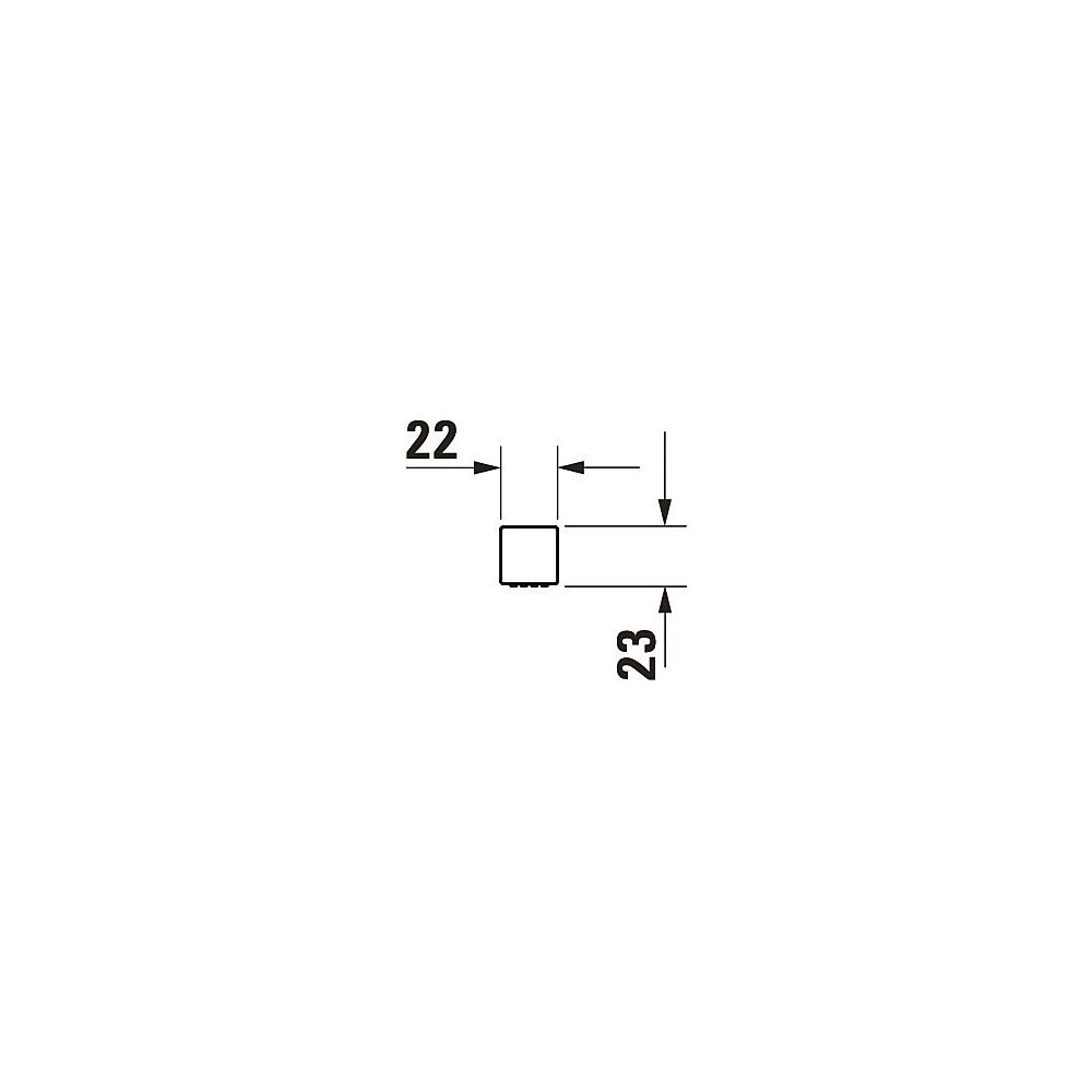 Duravit Stabbrause, Rain, eckig, Mattschwarz, Durchflussmenge 3 bar 17l/min, Sili... DURAVIT-UV0640002046 4063382937995 (Abb. 3)