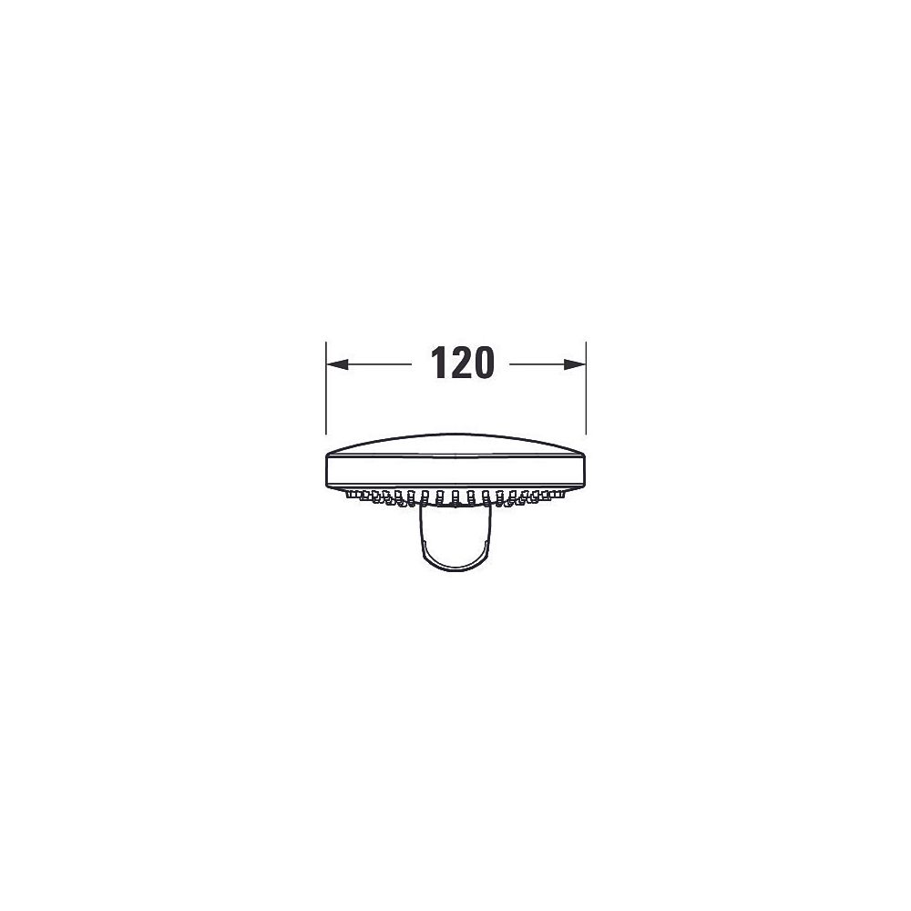 Duravit Handbrause, Chrom, MinusFlow, d. 120mm, Strahlart Rain, Pulse, Mono, Dru... DURAVIT-UV0652017010 4063382937285 (Abb. 11)