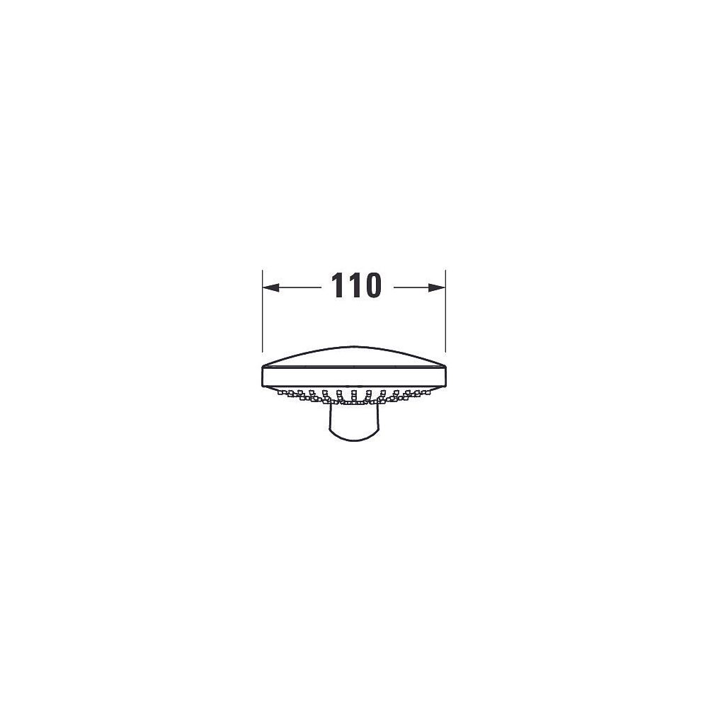 Duravit Handbrause, Chrom, MinusFlow, d. 110mm, Strahlart SoftRain, Rain, Intense... DURAVIT-UV0652016010 4063382937049 (Abb. 7)