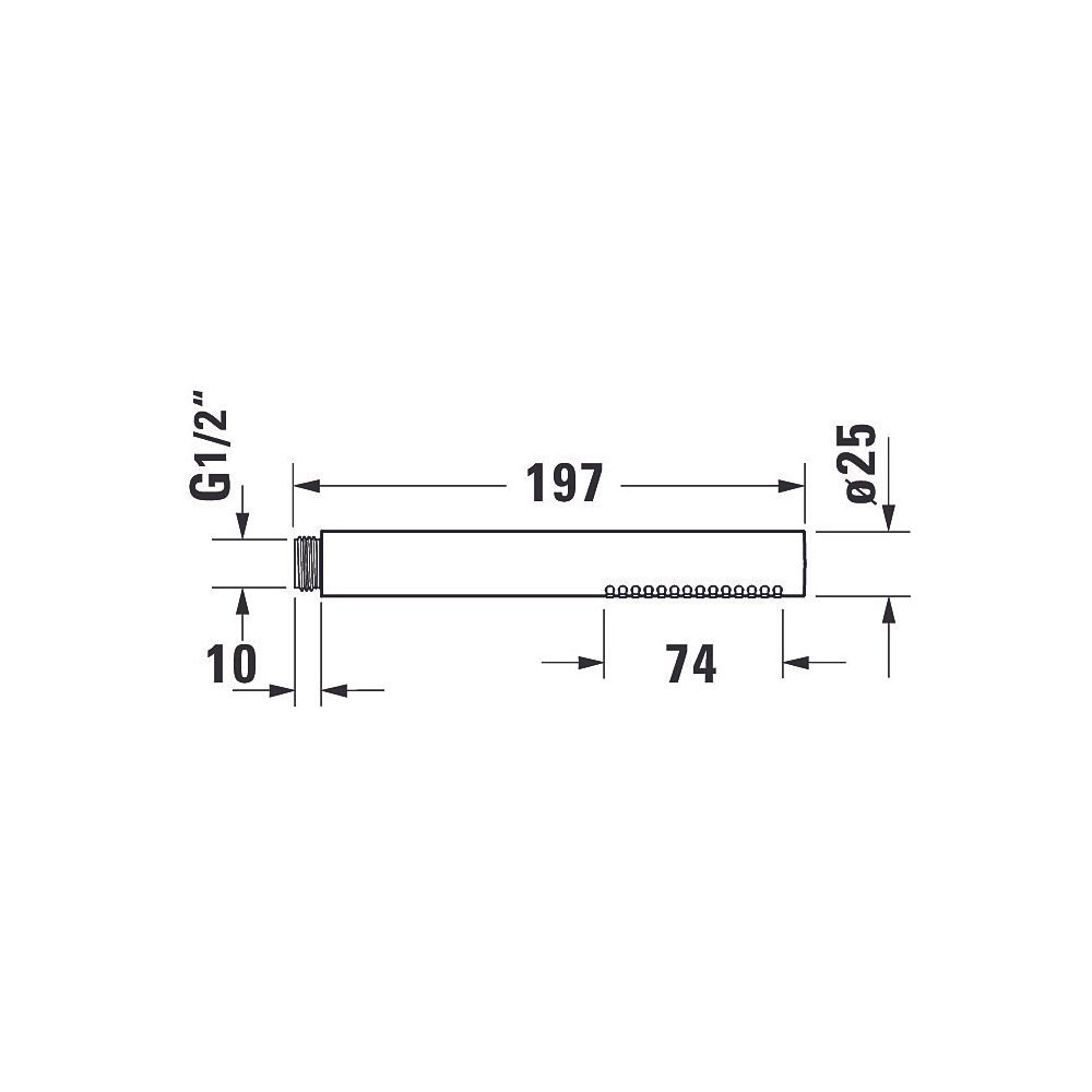Duravit Stabbrause, MinusFlow, rund, Rain, Chrom, Durchflussmenge 3 bar 9l/min, S... DURAVIT-UV0642001010 4063382937315 (Abb. 8)