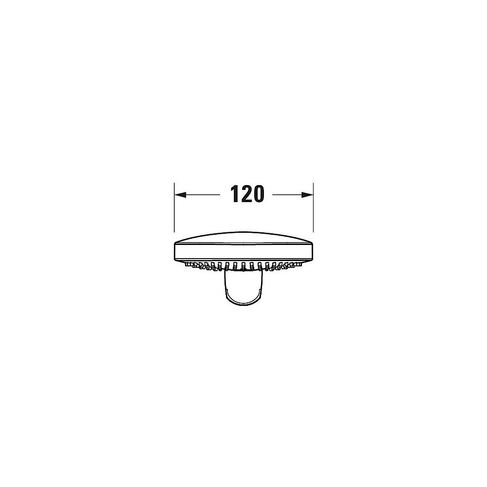 Duravit Handbrause, Chrom, MinusFlow, d. 120mm, Strahlart Rain, Pulse, Mono, Dru... DURAVIT-UV0652017010 4063382937285 (Abb. 14)