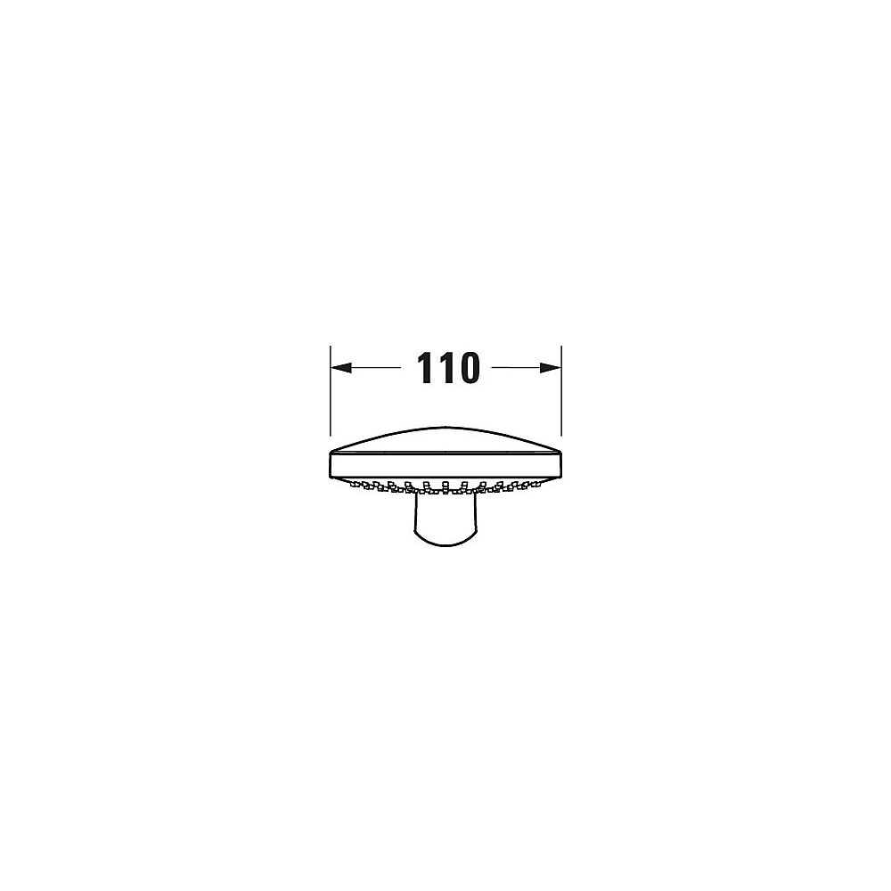 Duravit Handbrause, Chrom Hochglanz, MinusFlow, d. 110mm, Strahlart Rain, Durchfl... DURAVIT-UV0652014010 4063382936776 (Abb. 6)