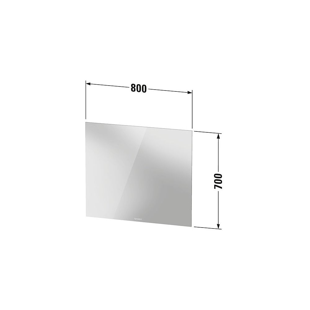 Duravit Licht und Spiegel Wandmontage 33x800x700mm, Mattweiß, Better, LED, 46W... DURAVIT-LM7816000000000 4063382551719 (Abb. 8)
