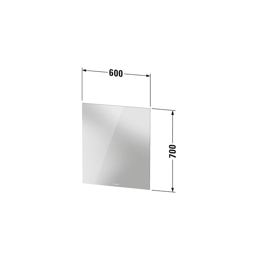 Duravit Licht und Spiegel Wandmontage 33x600x700mm, Mattweiß, Good, LED, 40W,... DURAVIT-LM7805000000000 4063382551542 (Abb. 20)