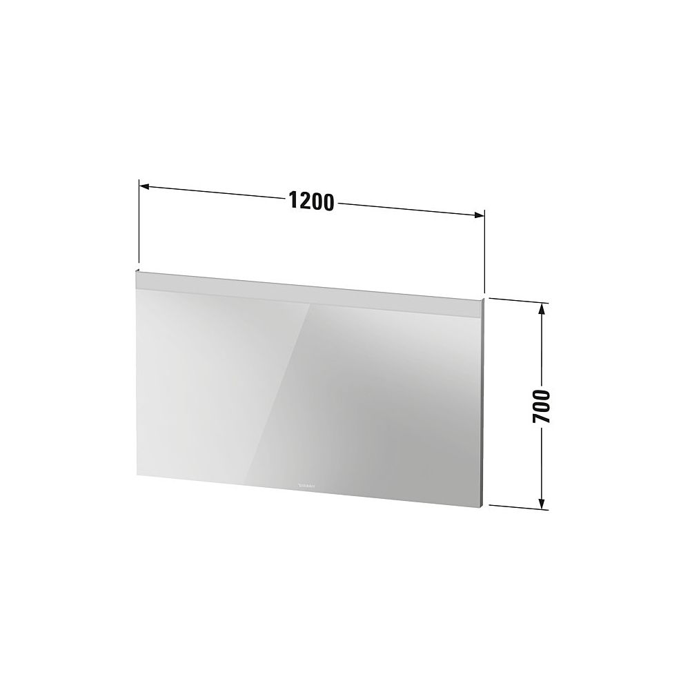 Duravit Licht und Spiegel Wandmontage 35x1200x700mm, Mattweiß, Good, LED oben,... DURAVIT-LM7838000000000 4063382551979 (Abb. 5)