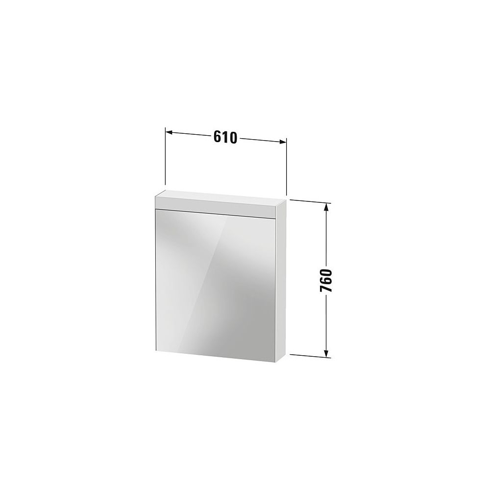 Duravit Best Spiegelschrank mit Licht Wandmontage 148x610x760mm, L, Neutral, Tür ... DURAVIT-LM7840R00002 4053424468198 (Abb. 9)