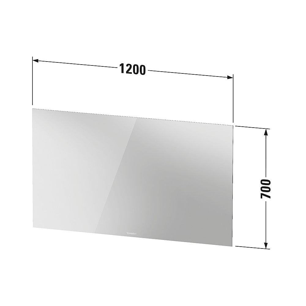 Duravit Licht und Spiegel Wandmontage 33x1200x700mm, Mattweiß, Better, LED, 58... DURAVIT-LM7818000000000 4063382551832 (Abb. 8)