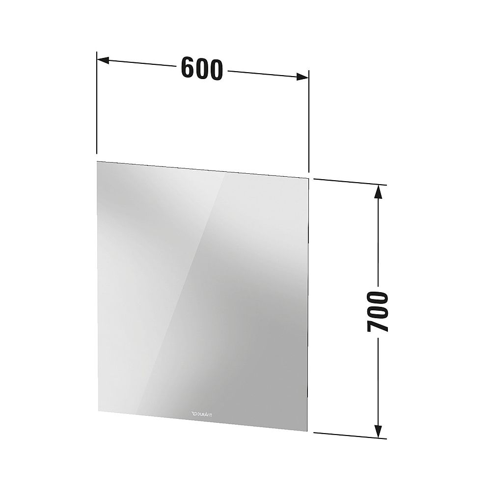 Duravit Licht und Spiegel Wandmontage 33x600x700mm, Mattweiß, Good, LED, 40W,... DURAVIT-LM7805000000000 4063382551542 (Abb. 21)