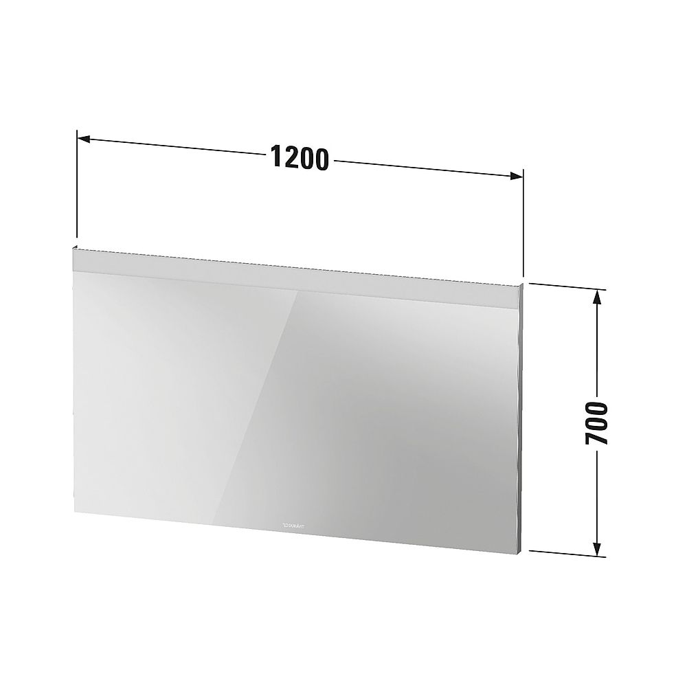 Duravit Licht und Spiegel Wandmontage 35x1200x700mm, Mattweiß, Good, LED oben,... DURAVIT-LM7838000000000 4063382551979 (Abb. 6)