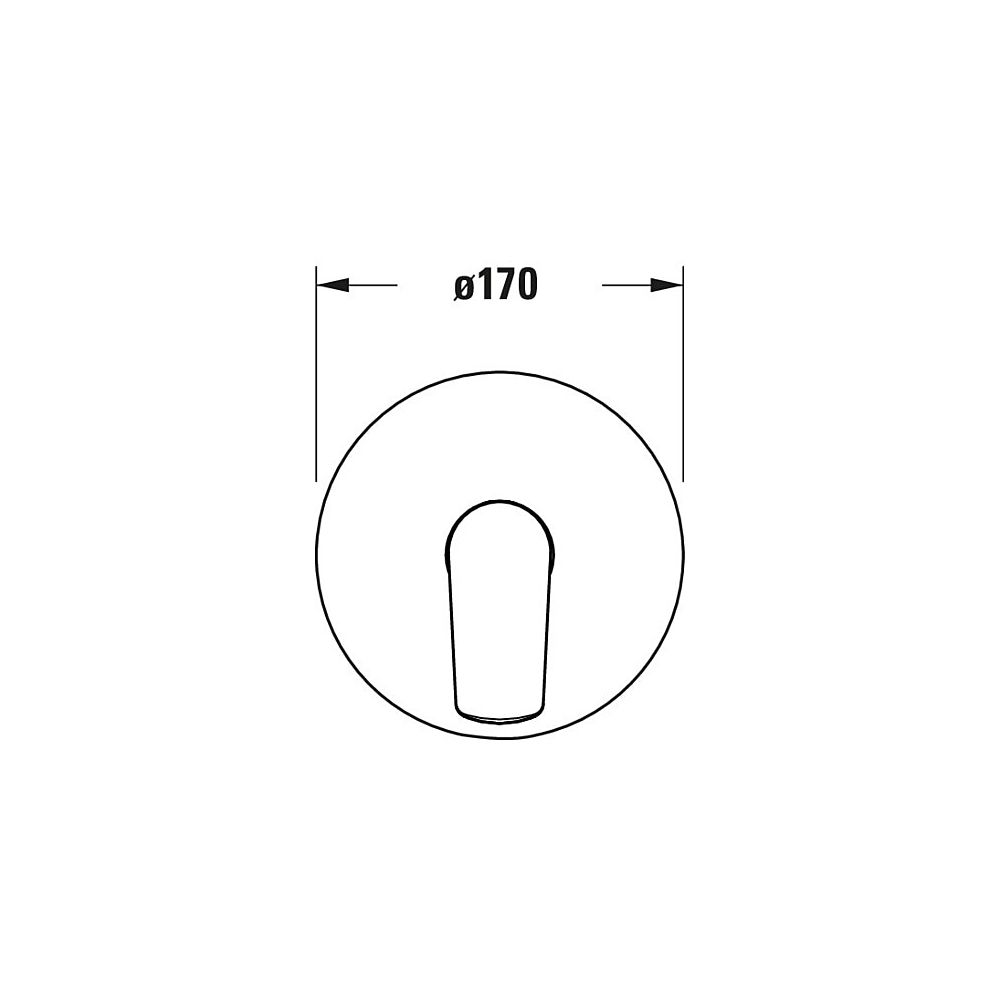 Duravit No.1 Einhebel-Brausemischer Unterputz, 1 Verbraucher, Chrom, 24,5l/min, R... DURAVIT-N14210010010 4067116084061 (Abb. 4)