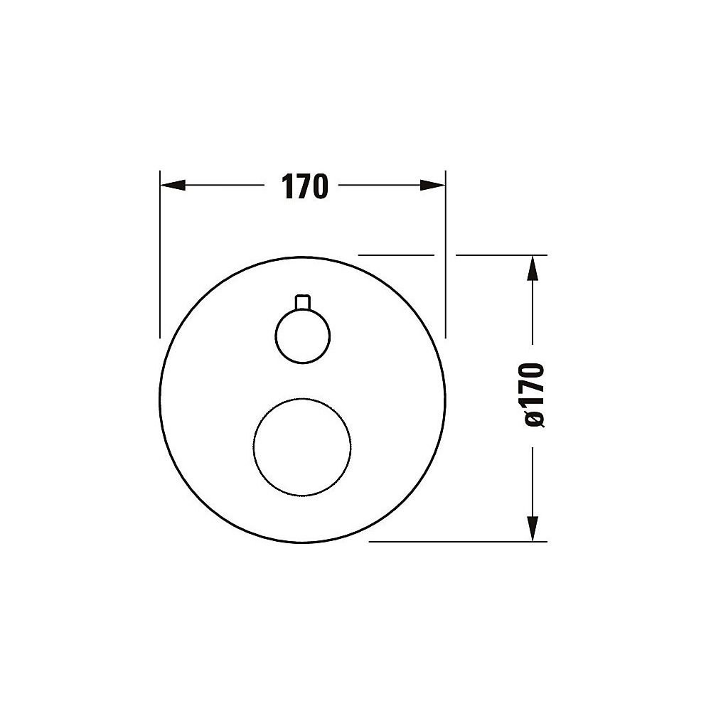 Duravit White Tulip Einhebel-Wannenmischer Unterputz, 2 Verbraucher, Chrom, Wann.... DURAVIT-WT5210012010 4063382162915 (Abb. 6)