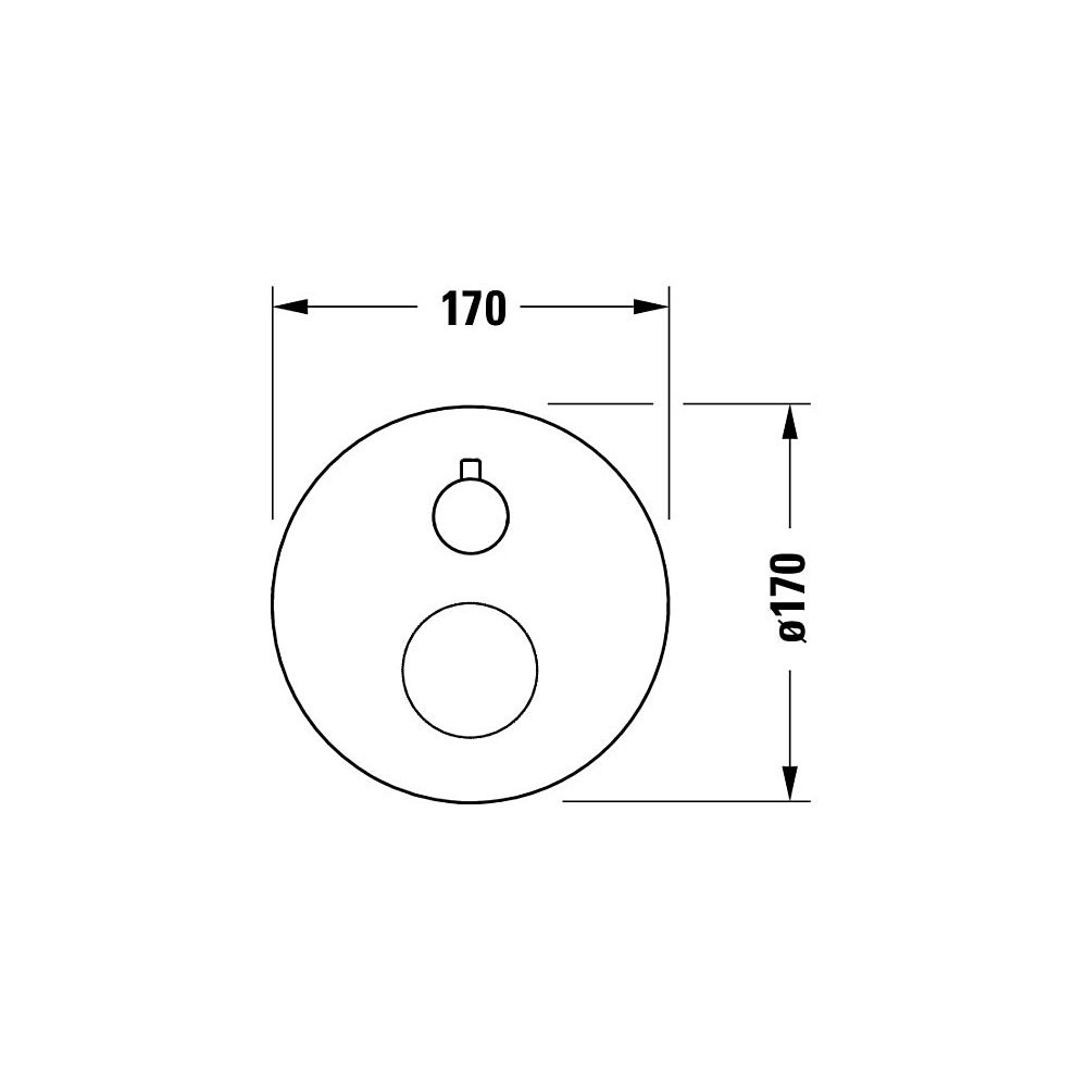 Duravit White Tulip Einhebel-Wannenmischer Unterputz, 2 Verbraucher, Chrom, Wann.... DURAVIT-WT5210012010 4063382162915 (Abb. 7)