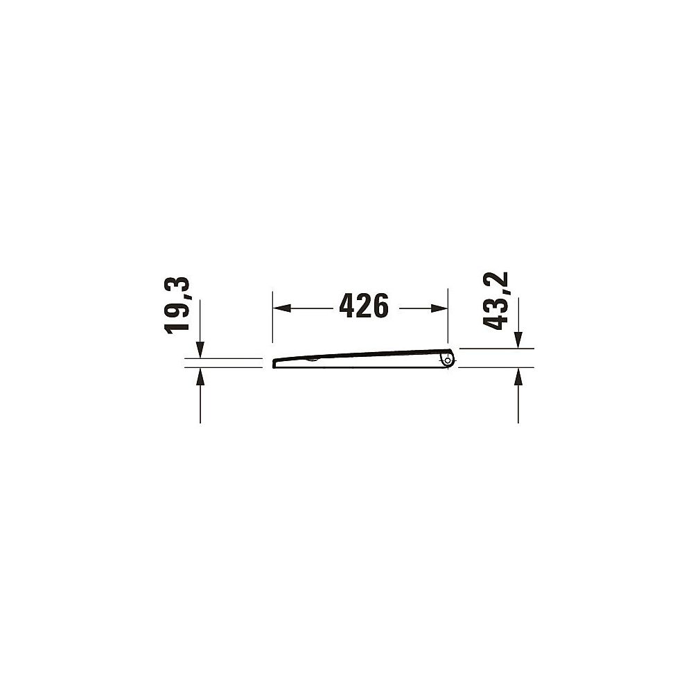 Duravit D-Neo WC-Sitz D-shaped Weiß Hochglanz, 376x43x441mm, mit Absenkautomatik, ... DURAVIT-0021690000 4063382129727 (Abb. 62)