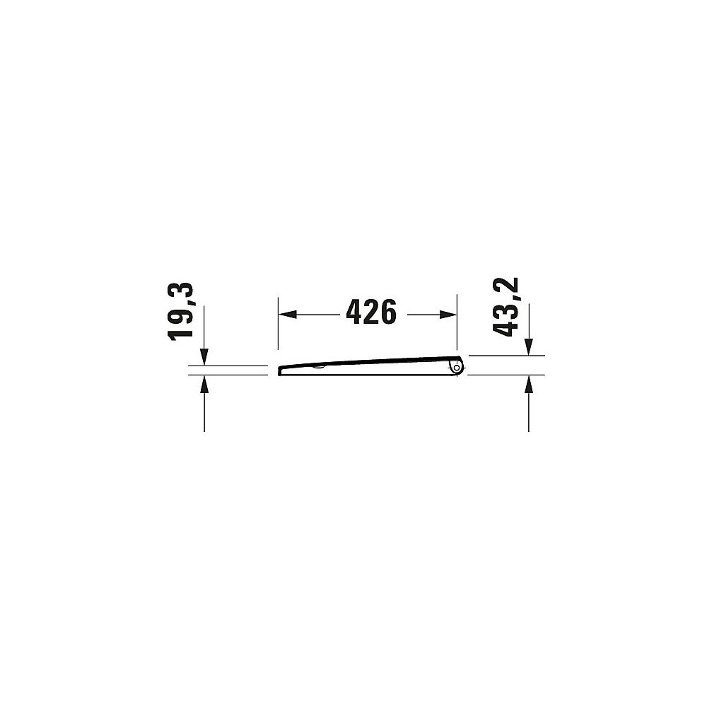 Duravit D-Neo WC-Sitz D-shaped Weiß Hochglanz, 376x43x441mm, mit Absenkautomatik, ... DURAVIT-0021690000 4063382129727 (Abb. 64)